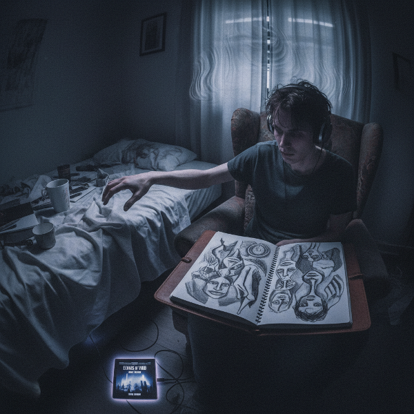 内向敏感的19岁男生被强迫亲密行为的噩梦困扰，醒来后害怕身体接触，听后摇音乐时不安感加剧。