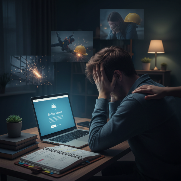 En ung mand i en personlig og professionel krise, der overvejer at starte en online psykologpraksis, mens han kæmper med sorg og traume efter en kollegas død.