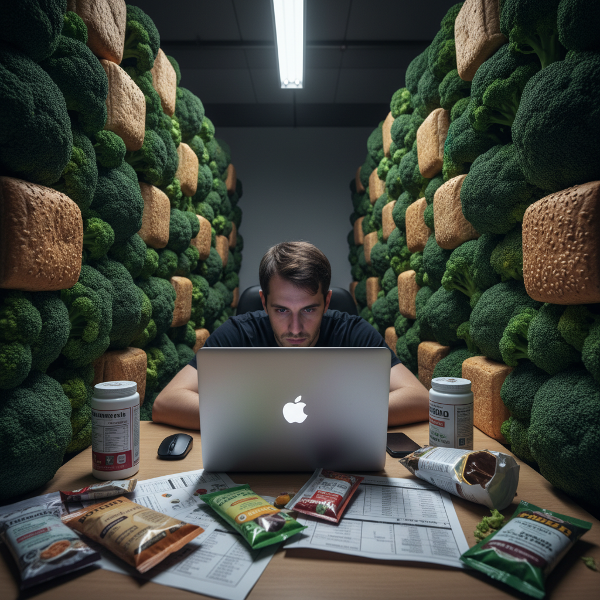 Ein Softwareentwickler fühlt sich von seinen eigenen strengen Ernährungsregeln gefangen und isoliert.