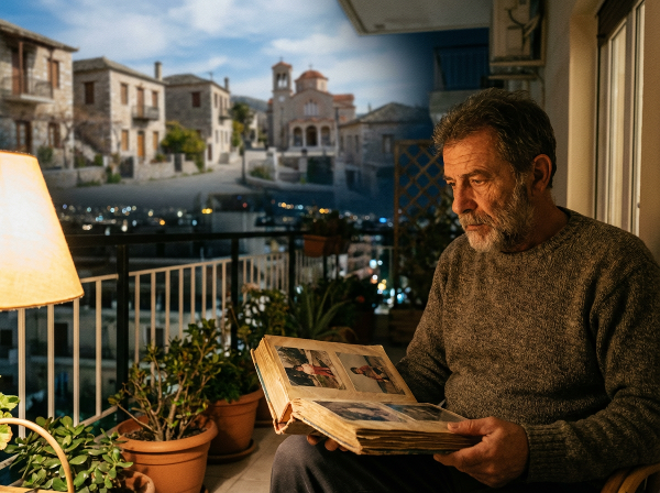 Ένας μεσήλικας άνδρας στοχαστικά θυμάται την απλή ζωή της παιδικής του ηλικίας, ενώ αντιμετωπίζει αισθήματα κενότητας και αναζητά νέο νόημα.