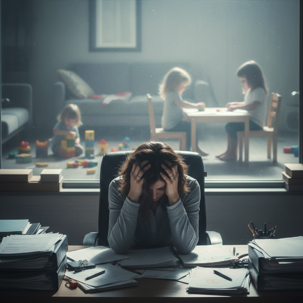 Μια επαγγελματίας γυναίκα νιώθει συγκλονισμένη από το χρόνιο στρες και τον ανεξέλεγκτο θυμό, τόσο στη δουλειά όσο και στο σπίτι με τα υιοθετημένα της παιδιά.