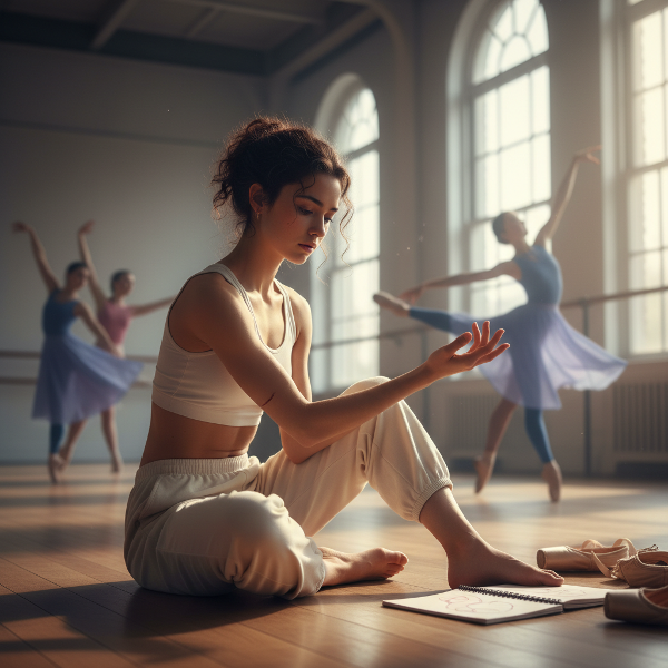 Une danseuse en convalescence dans un studio, entre la mémoire de son art et la recherche d'un nouveau langage corporel.