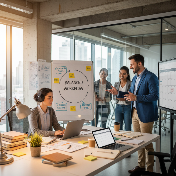 Két projektmenedzser, egy introvertált és egy extrovertált, együttműködik egy irodában, hogy megtalálják a munkastílusuk közötti egyensúlyt a csapatkohézió érdekében.