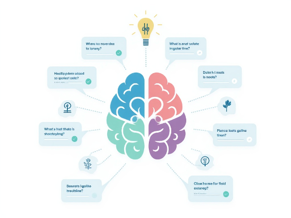 15개 질문과 3가지 선택지로 구성된 성격 테스트를 소개하는 깔끔한 인포그래픽 스타일의 이미지입니다. 다양한 성격 특성과 개인 성장에 대한 인사이트를 시각적으로 표현했습니다.