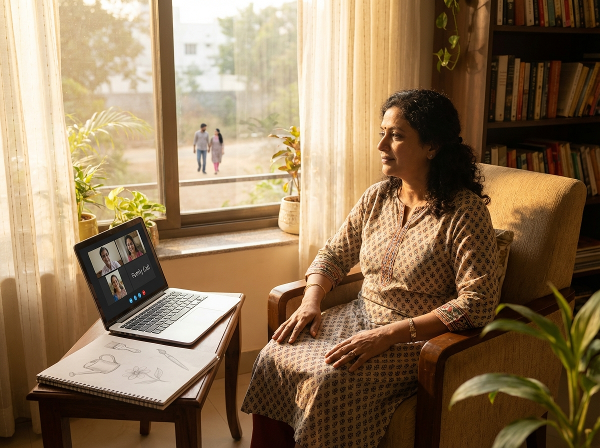 பிரியா என்ற 53 வயது பெண் வெற்றுக் கூடு உணர்வையும், புதிய அடையாளத்தைக் கண்டுபிடிப்பதையும் சித்தரிக்கும் படம்.