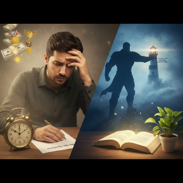 உந்துதல் பண்புகள், சுய கட்டுப்பாடு மற்றும் இலக்கு அடைவதற்கான உத்திகளை மதிப்பிடும் ஆன்லைன் சோதனையின் காட்சி விளக்கம்.