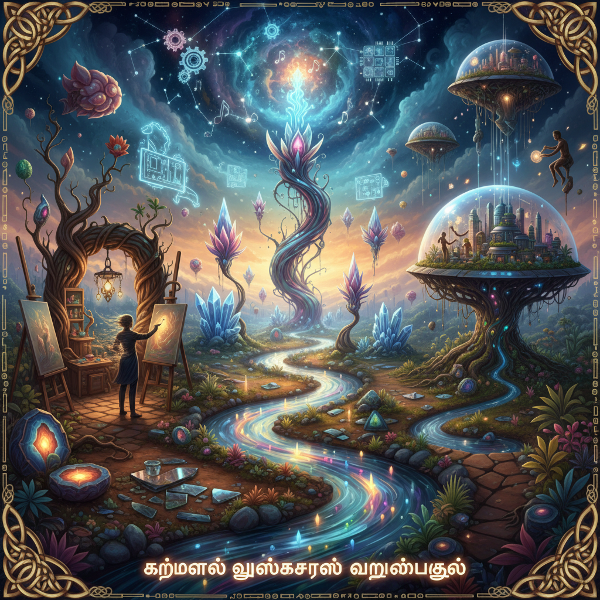 உள்ளார்ந்த கலைப்பாணி மற்றும் சிந்தனை முறையை மதிப்பிடும் ஆன்லைன் சோதனைக்கான விளக்கப் படம்.