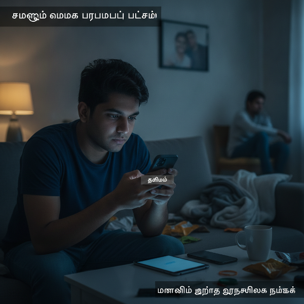சமூக ஊடக பயன்பாட்டு பழக்கத்தை அளவிடும் சோதனையின் விளக்கப் படம்.