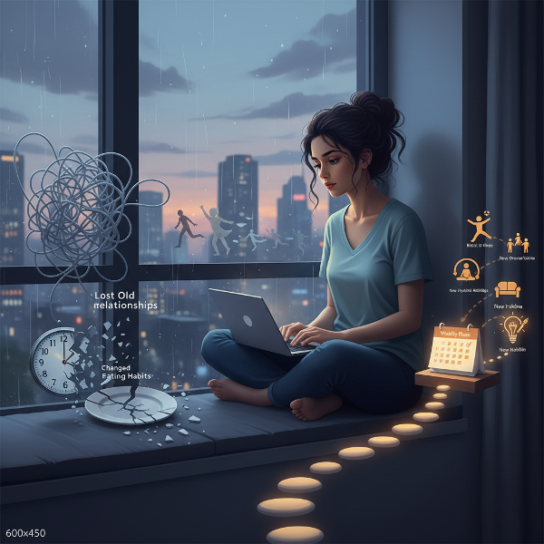 இளம் பெண் ஒருவர் புதிய நகரில் அனுபவிக்கும் தனிமை, மன அழுத்தம் ஆகியவற்றையும், அவற்றை சமாளிக்க அவர் மேற்கொள்ளும் நடைமுறை மாற்றங்கள் மற்றும் நம்பிக்கை நிறைந்த வழிமுறைகளையும் காட்சிப்படுத்தும் படம்.