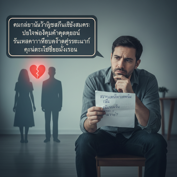 ภาพแสดงปัญหาอาการแพนิคทางเพศในชีวิตสมรสและแนวทางการแก้ไขด้วยการสื่อสารและขอความช่วยเหลือจากผู้เชี่ยวชาญ