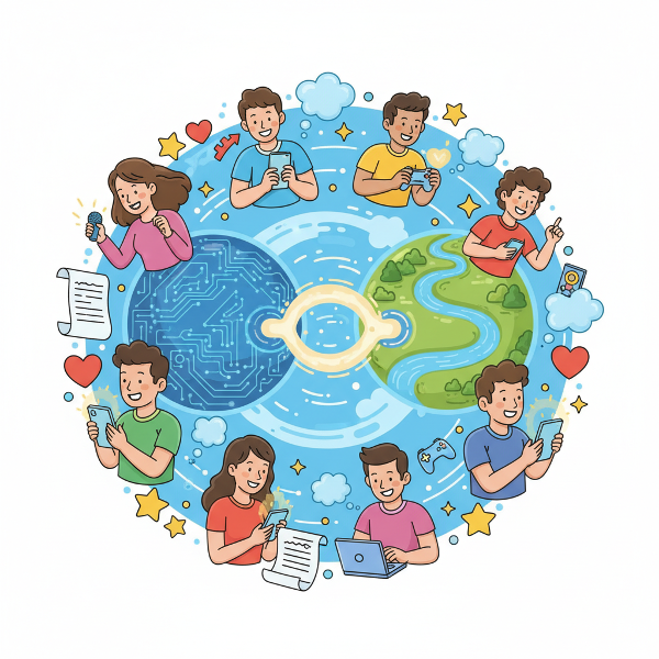 ภาพประกอบการทดสอบสไตล์การเล่าเรื่องในโลกดิจิทัล