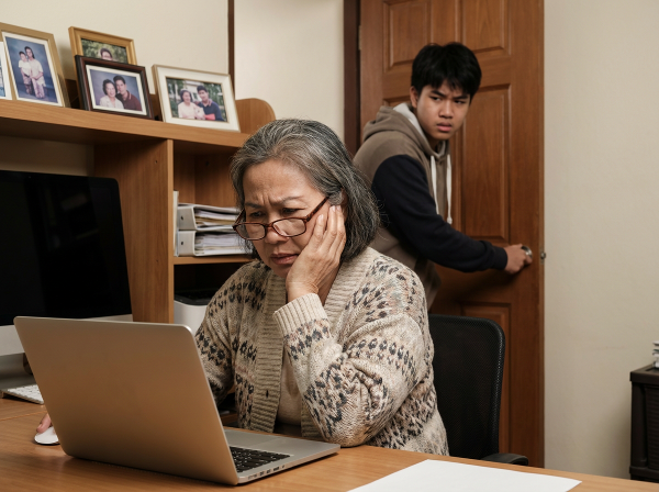 คุณยายห่วงหลานวัยรุ่นที่มีพฤติกรรมเปลี่ยนไป ต้องการคำแนะนำในการสร้างความไว้วางใจและช่วยเหลือเขา