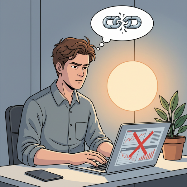 Dijital pazarlama uzmanı Ege'nin ofiste yaşadığı stres ve hata sonrası kaygı anını, umut ışığıyla birlikte gösteren dijital sanat çalışması.