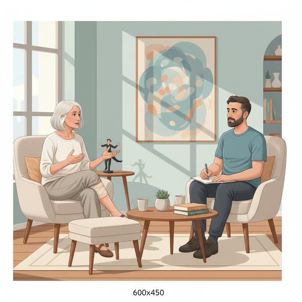 Emekli bir bankacı olan Deniz, dans tutkusunun hayatını nasıl etkilediğini psikolog Aydın ile konuşuyor.