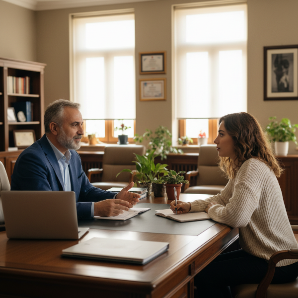 Psikolog Aydın, ergen oğlunun sorunları hakkında danışan çevrimiçi psikolog Elif'e destek veriyor.