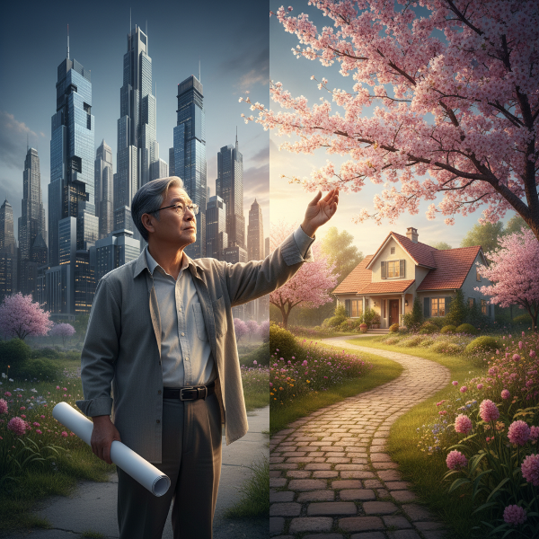 Một kỹ sư xây dựng lớn tuổi đứng trước ngã rẽ giữa công việc và gia đình, tìm kiếm sự cân bằng và mục đích mới trong cuộc sống.